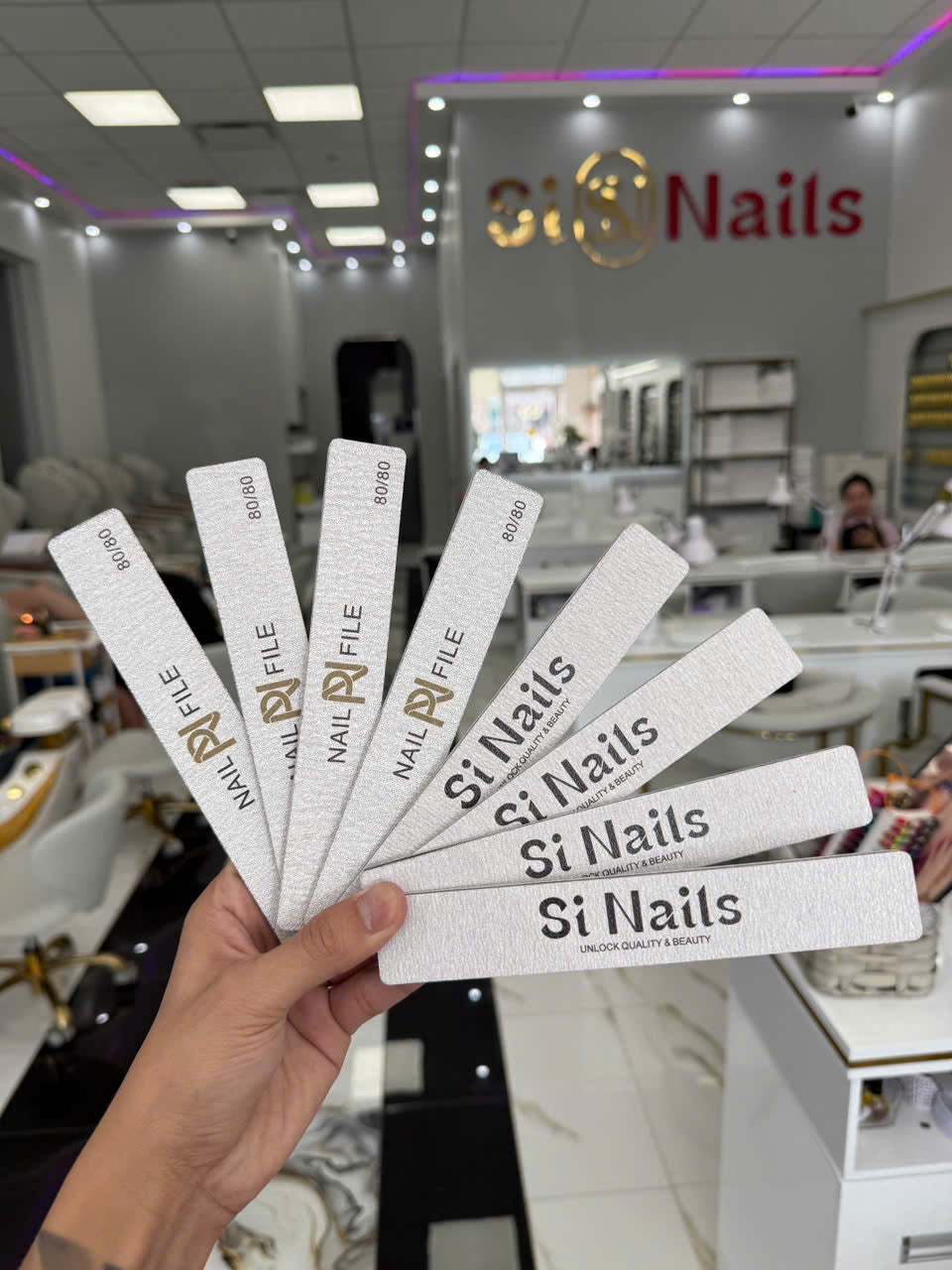 NAIL FILE 80/80 GRID