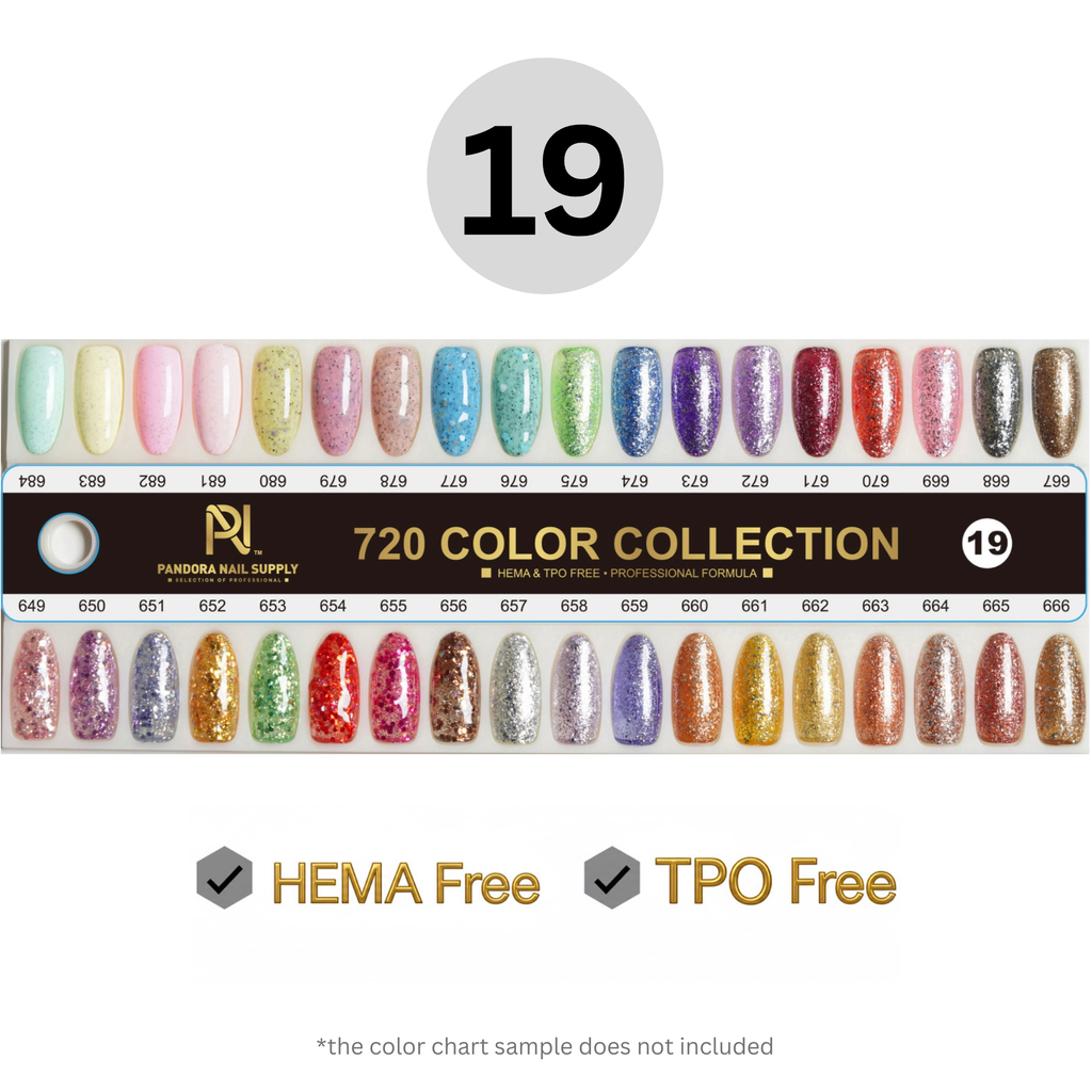 720 GEL COLOR • COLLECTION • HEMA - FREE