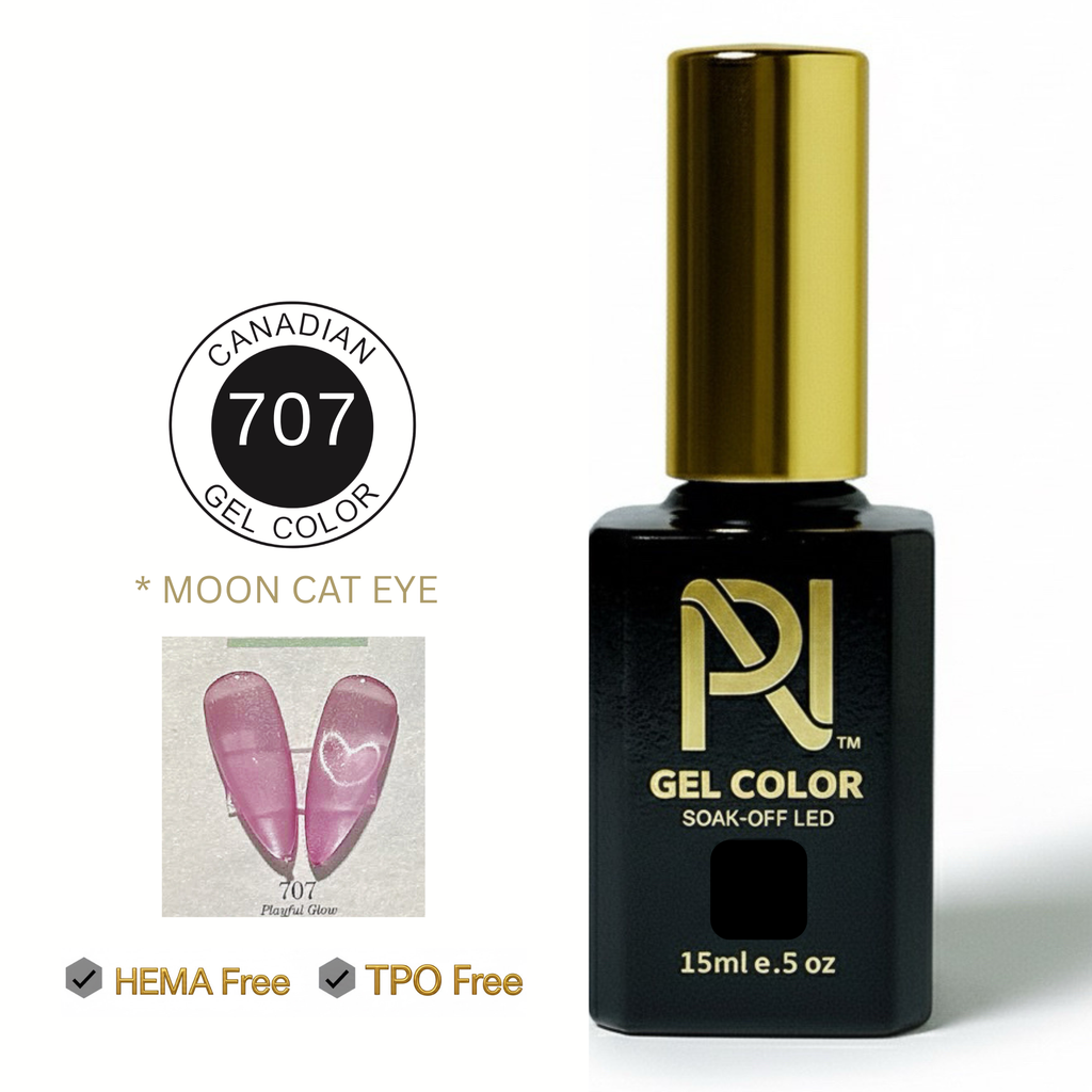 707 • MOON CAT EYE • GEL COLOR • HEMA FREE & TPO FREE