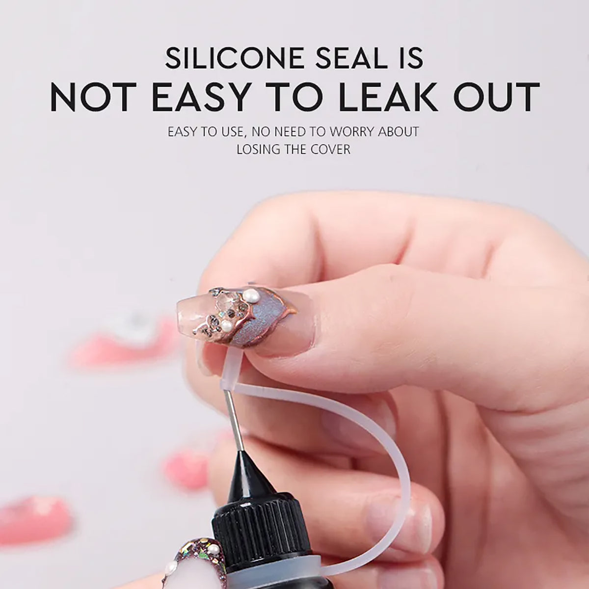 RHINESTONE GLUE GEL • NON WIPE • 10ML
