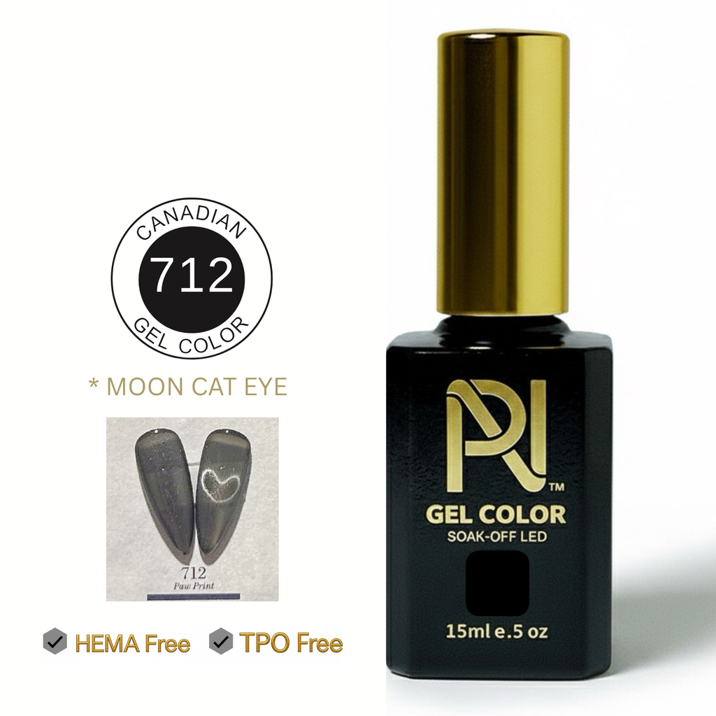 712 • MOON CAT EYE • GEL COLOR • HEMA FREE & TPO FREE