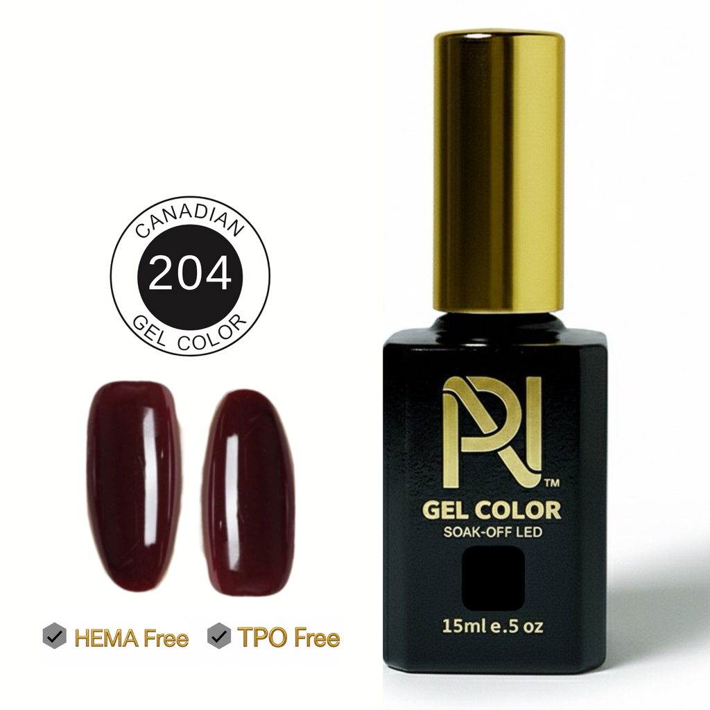 204 • GEL COLOR • HEMA FREE & TPO FREE