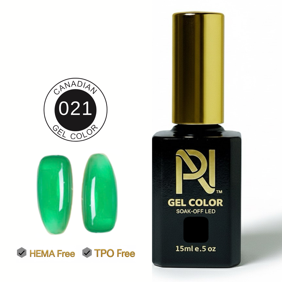 021 • GEL COLOR • HEMA FREE & TPO FREE
