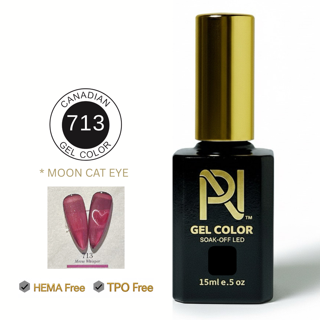 713 • MOON CAT EYE • GEL COLOR • HEMA FREE & TPO FREE