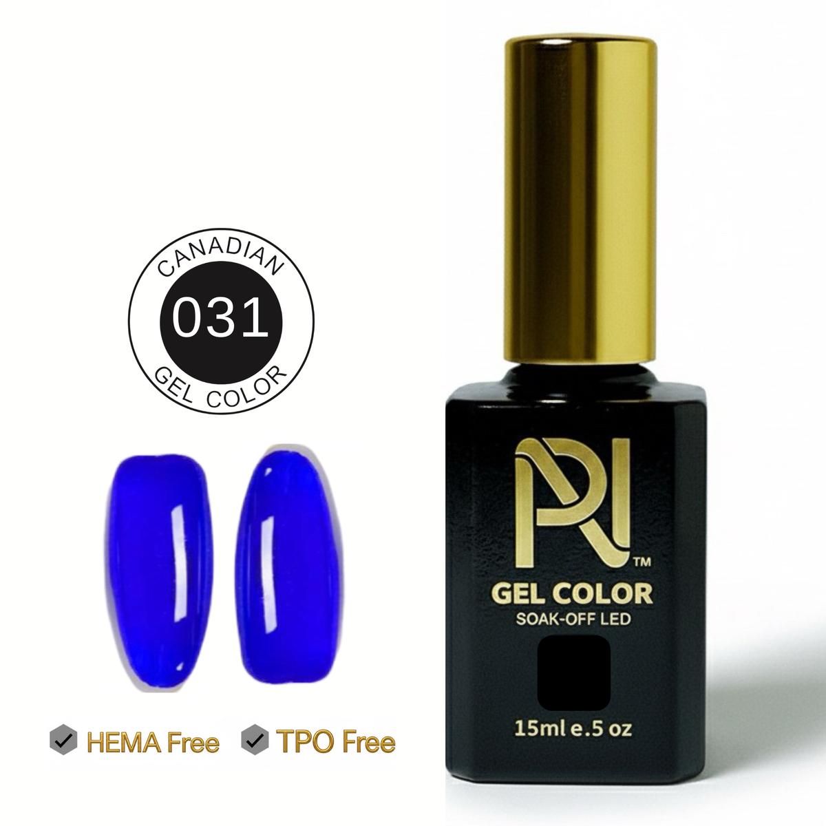 031 • GEL COLOR • HEMA FREE & TPO FREE