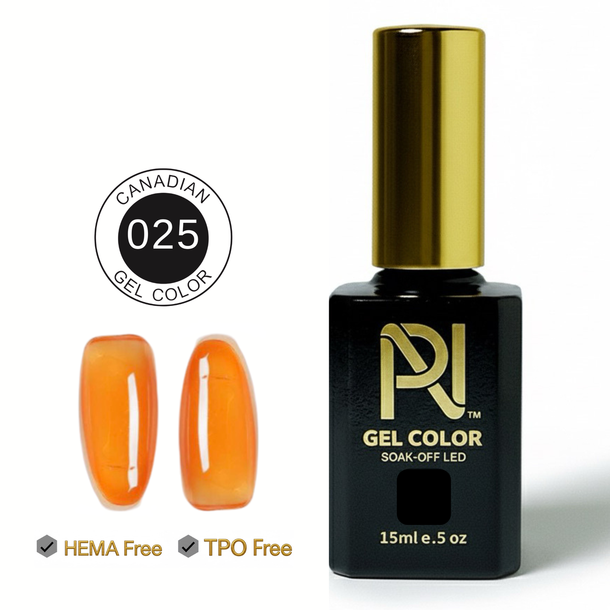 025 • GEL COLOR • HEMA FREE & TPO FREE