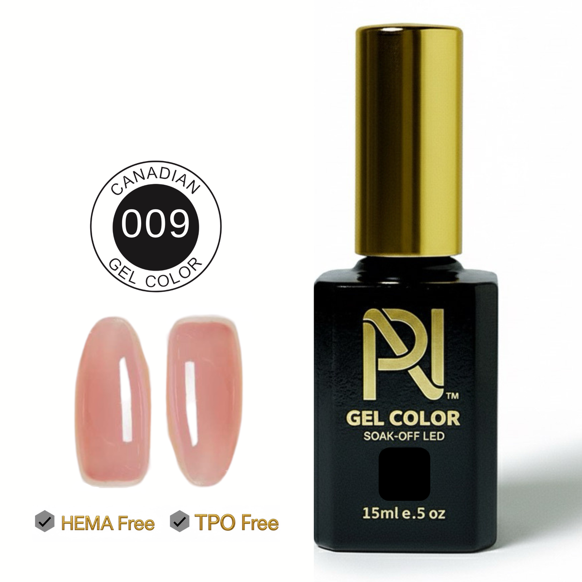 009 • GEL COLOR • HEMA FREE & TPO FREE
