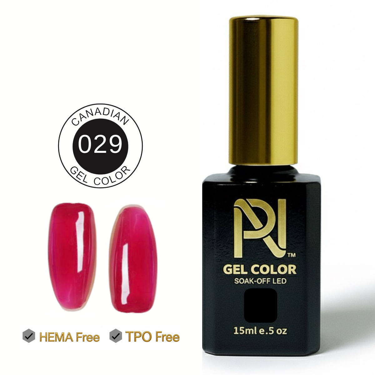 029 • GEL COLOR • HEMA FREE & TPO FREE