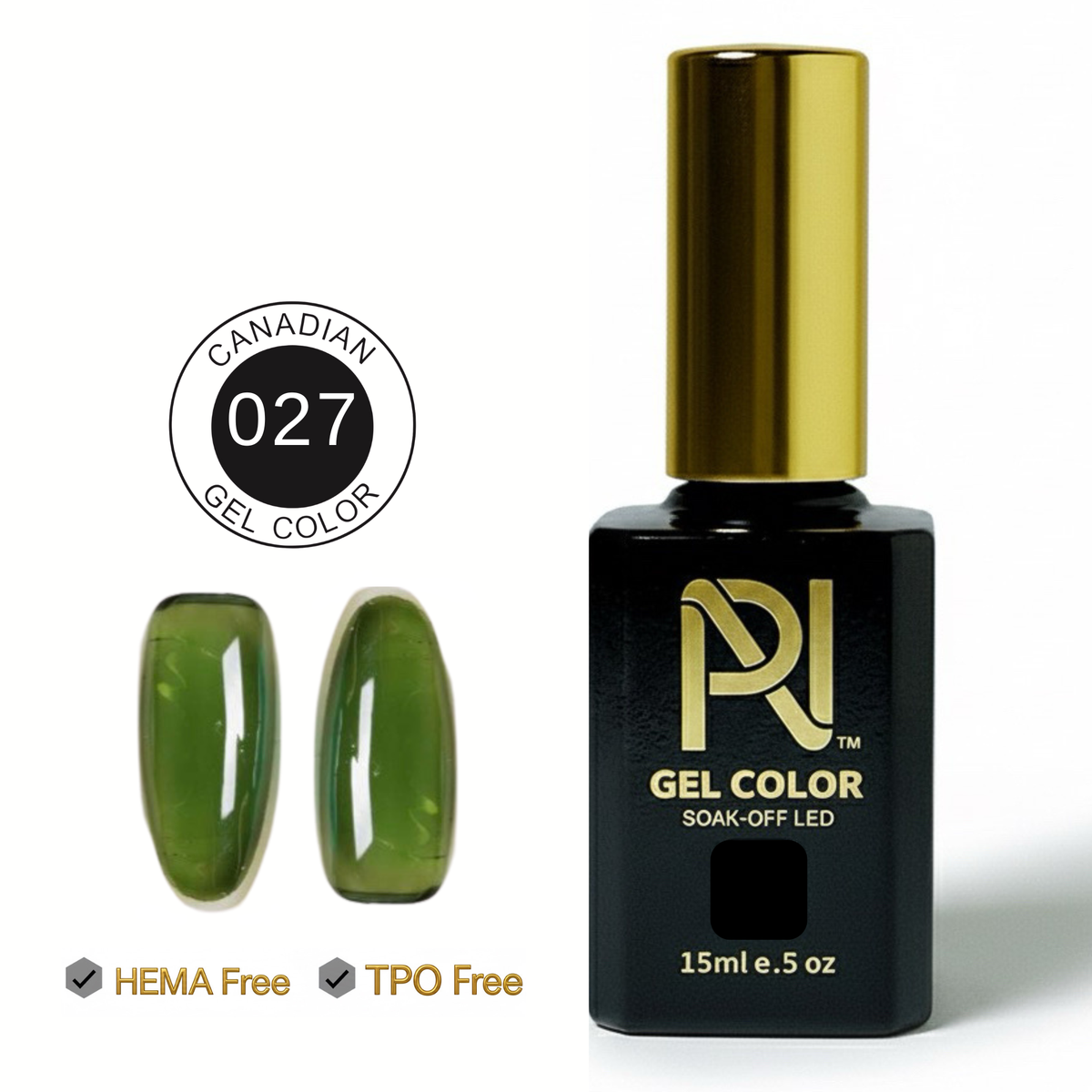 027 • GEL COLOR • HEMA FREE & TPO FREE