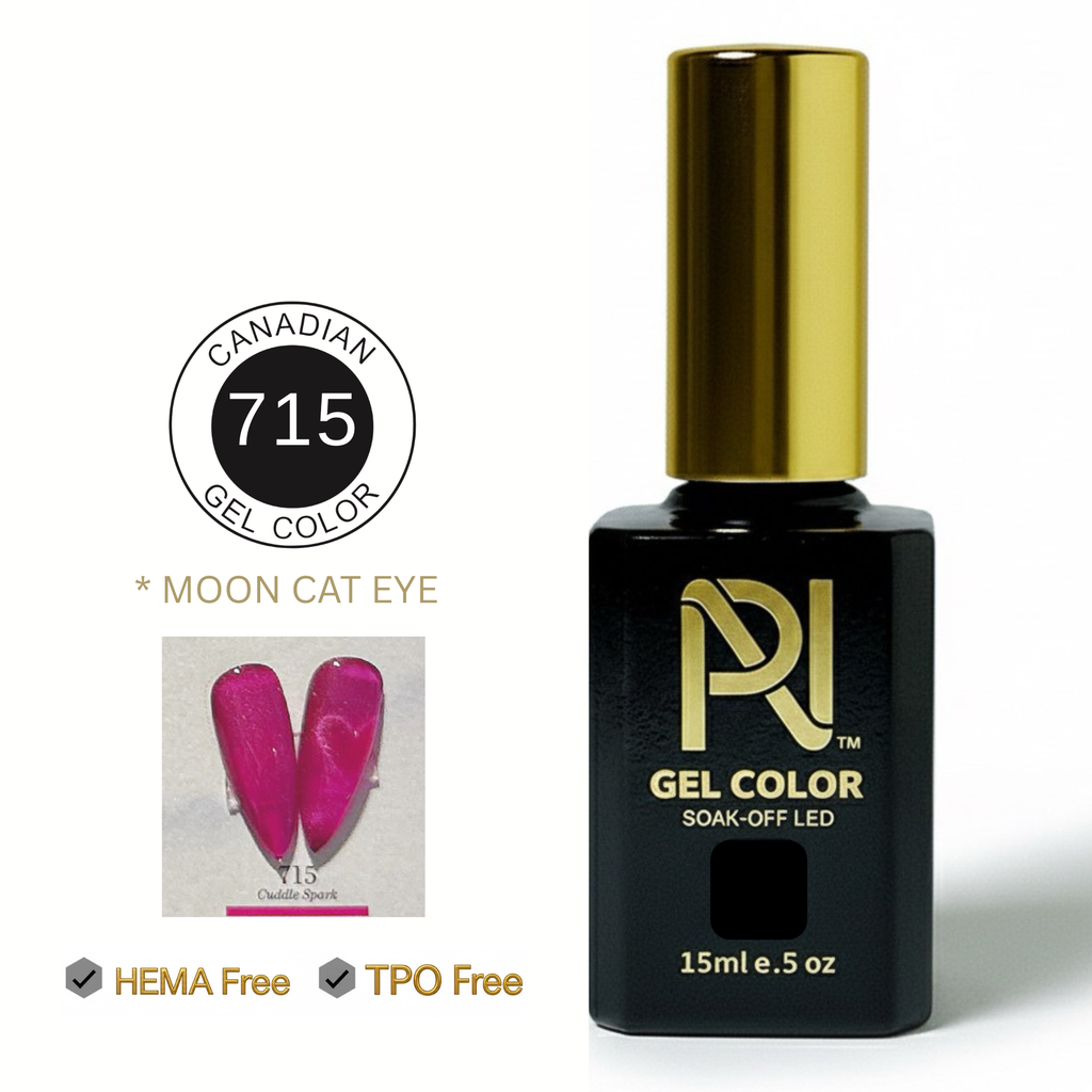 714 • MOON CAT EYE • GEL COLOR • HEMA FREE & TPO FREE