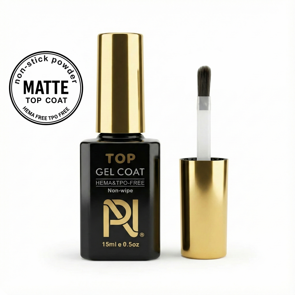 MATTE TOP COAT - NON STICK POWDER - HEMA & TPO FREE - 15ml