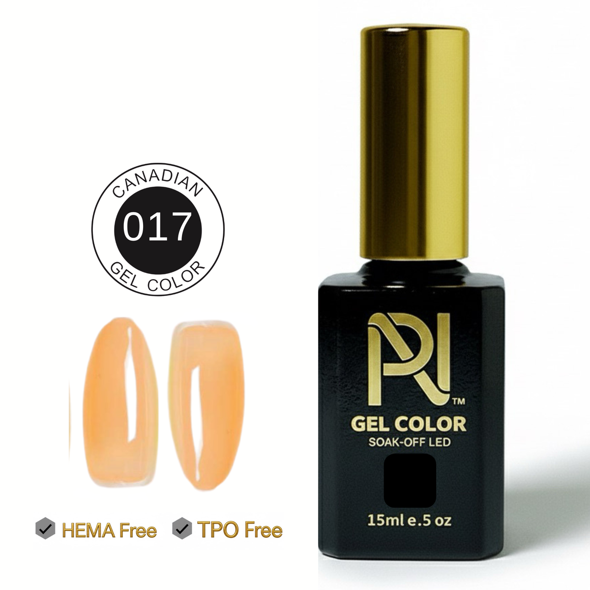 017 • GEL COLOR • HEMA FREE & TPO FREE