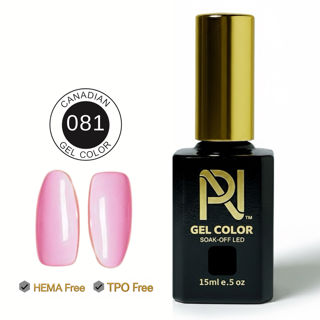 081 • GEL COLOR • HEMA FREE & TPO FREE