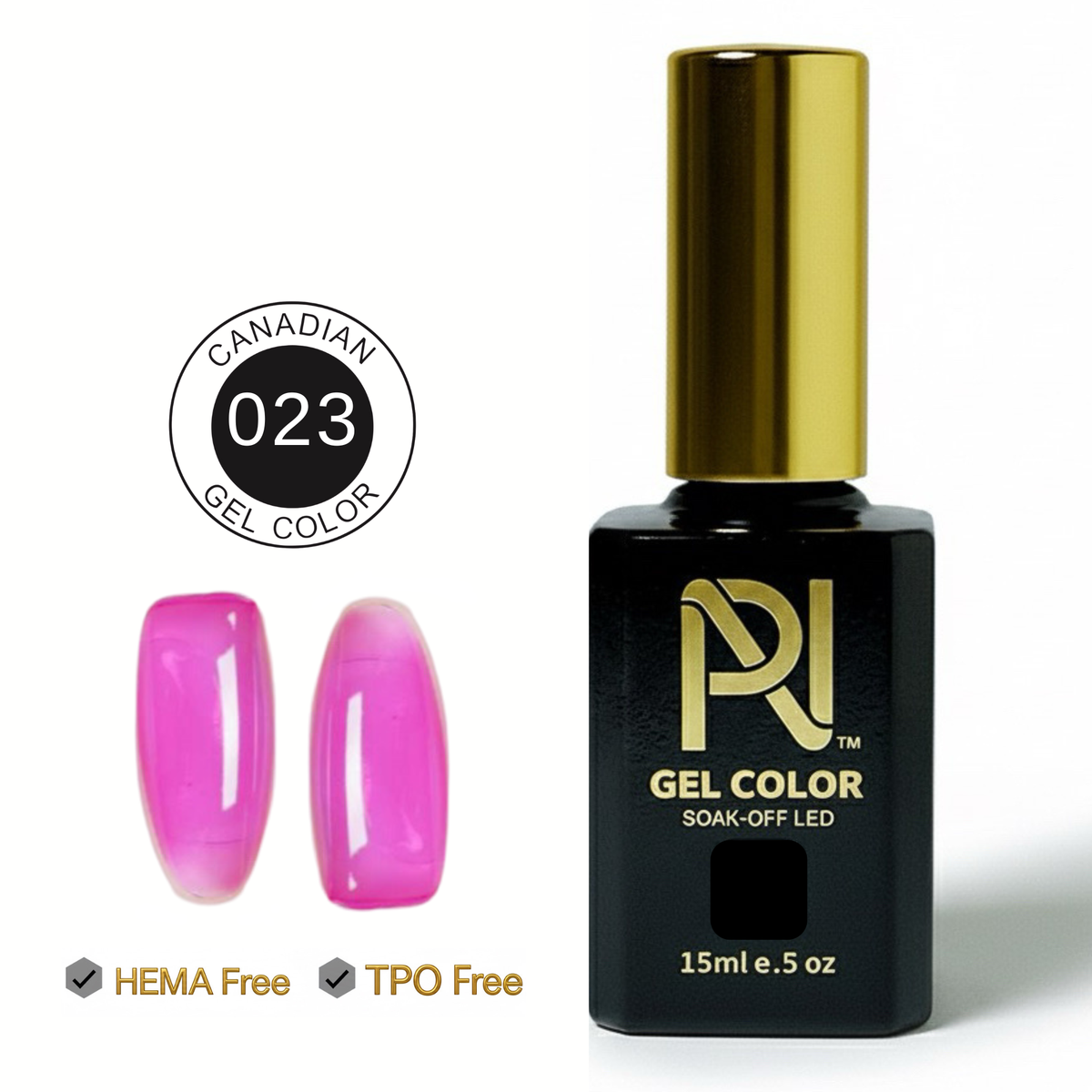 023 • GEL COLOR • HEMA FREE & TPO FREE