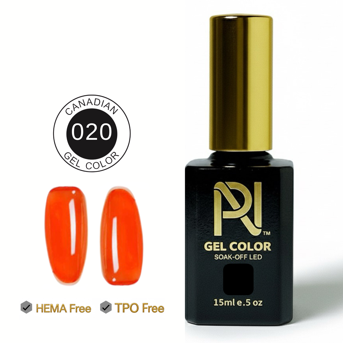020 • GEL COLOR • HEMA FREE & TPO FREE