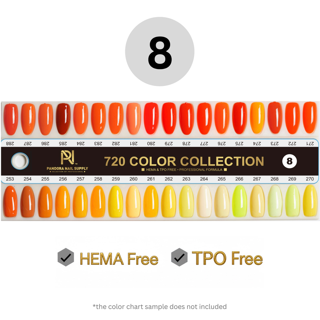 256 • GEL COLOR • HEMA FREE & TPO FREE