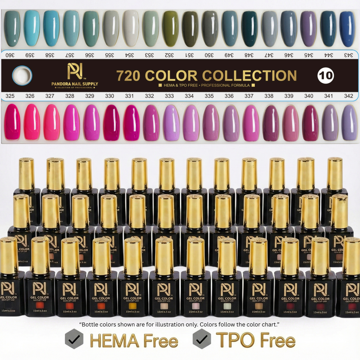36 COLORS • in • COLLECTION 10