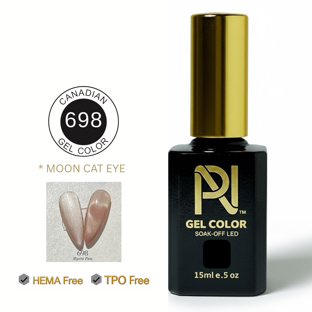698 • MOON CAT EYE • GEL COLOR • HEMA FREE & TPO FREE