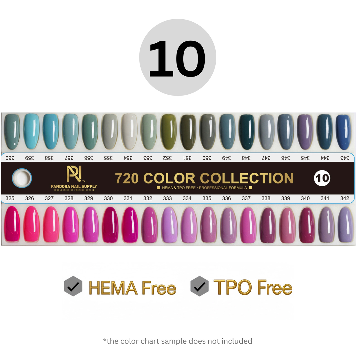 36 COLORS • in • COLLECTION 10