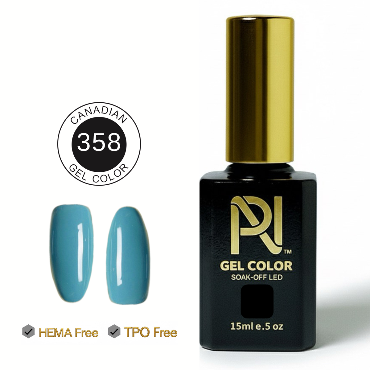 358 • GEL COLOR • HEMA FREE & TPO FREE