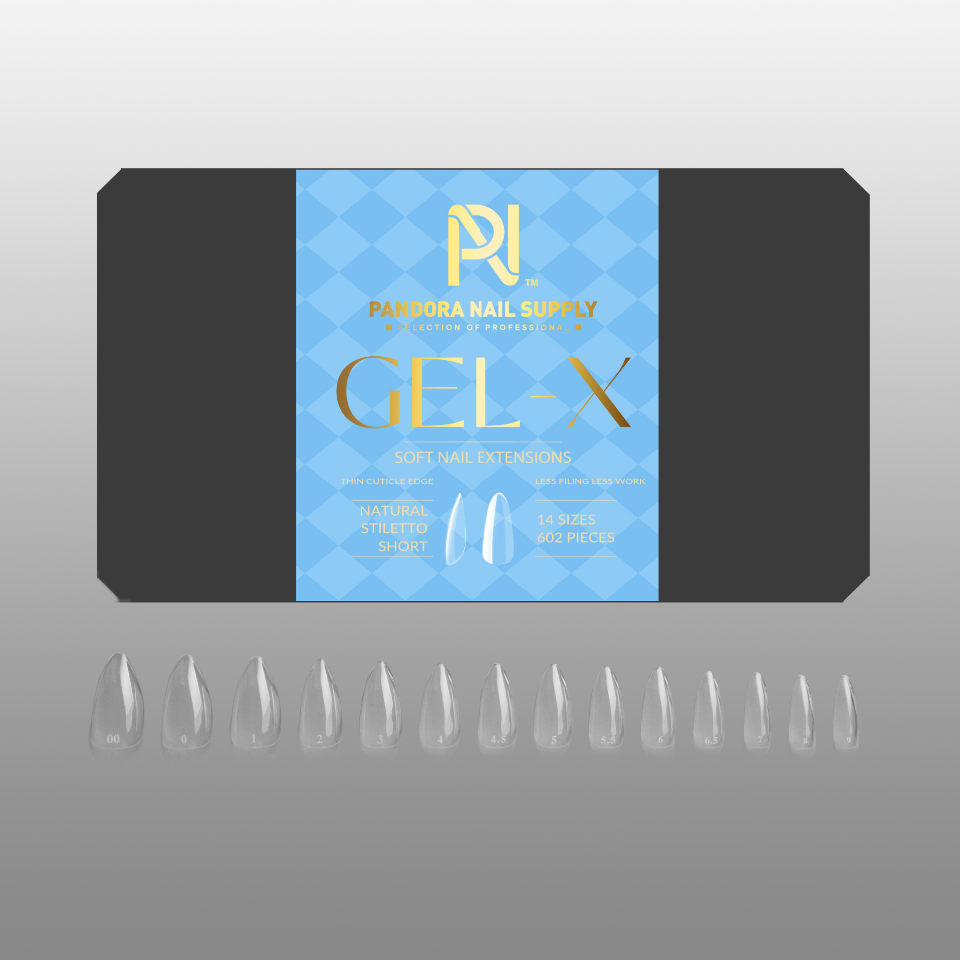 GEL X • TIPS BOX 602 PCS • 21 STYLE OPTIONS