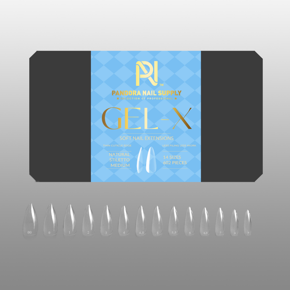 GEL X • TIPS BOX 602 PCS • 21 STYLE OPTIONS