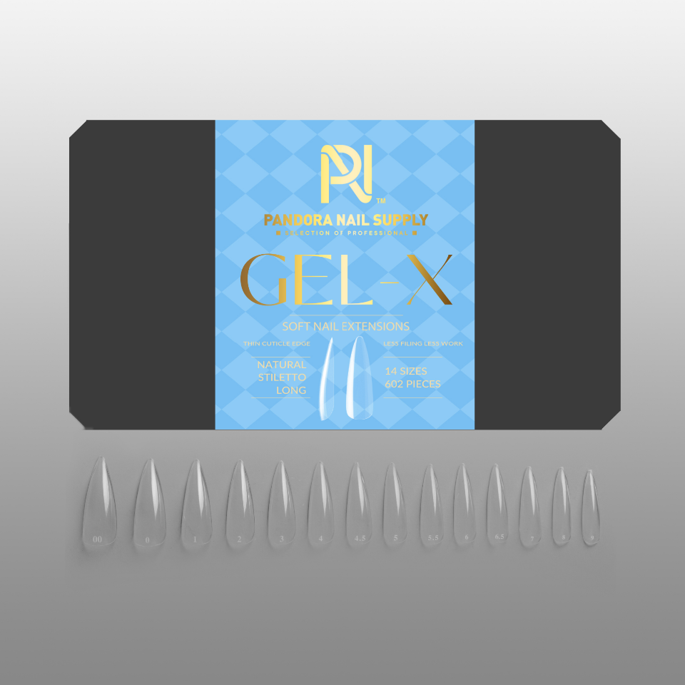 GEL X • TIPS BOX 602 PCS • 21 STYLE OPTIONS