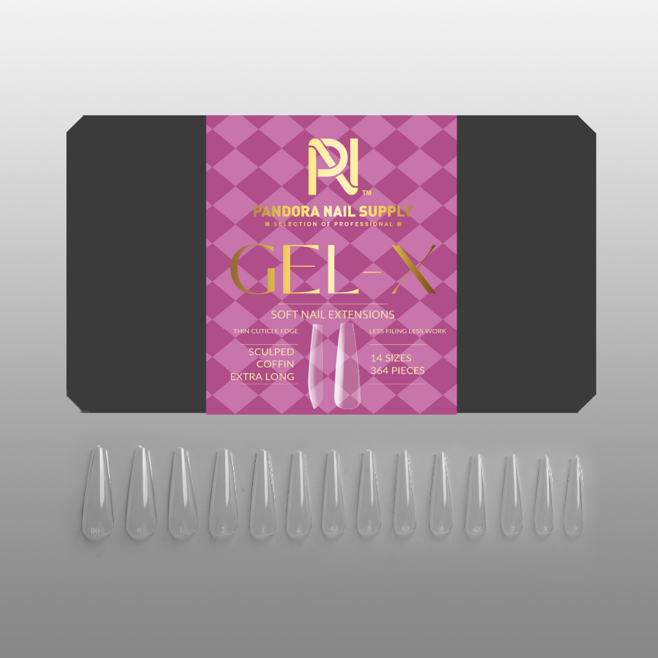 GEL X • TIPS BOX 602 PCS • 21 STYLE OPTIONS