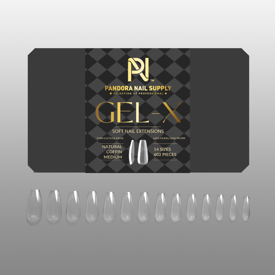 GEL X • TIPS BOX 602 PCS • 21 STYLE OPTIONS