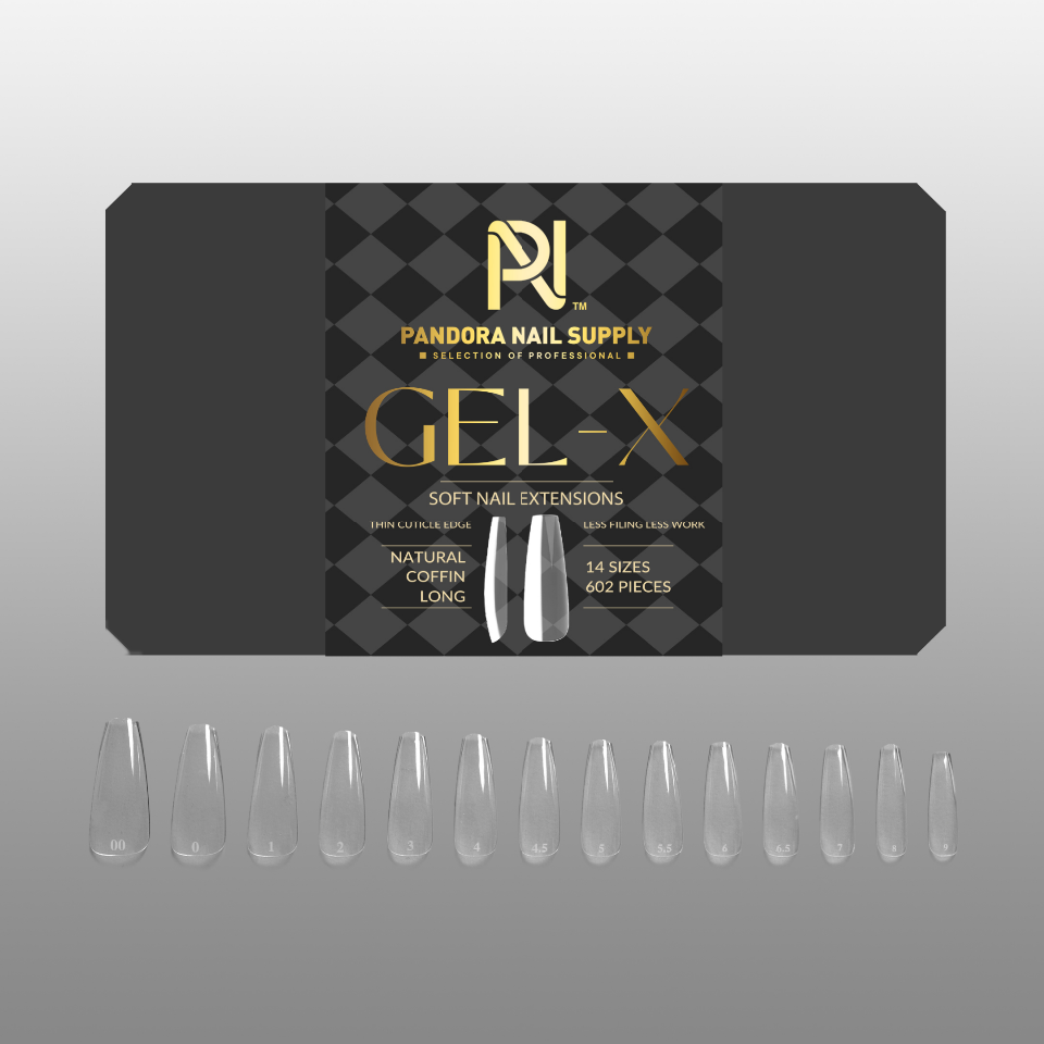 GEL X • TIPS BOX 602 PCS • 21 STYLE OPTIONS