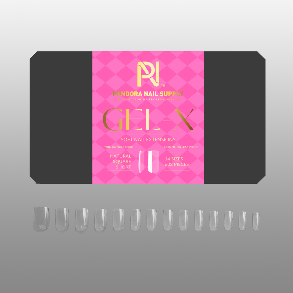 GEL X • TIPS BOX 602 PCS • 21 STYLE OPTIONS
