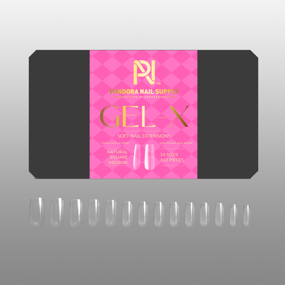 GEL X • TIPS BOX 602 PCS • 21 STYLE OPTIONS