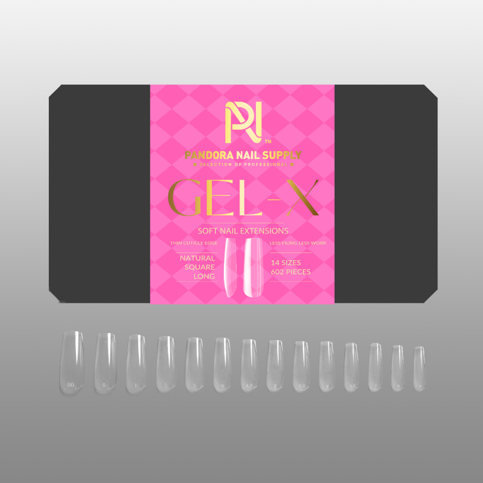 GEL X • TIPS BOX 602 PCS • 21 STYLE OPTIONS
