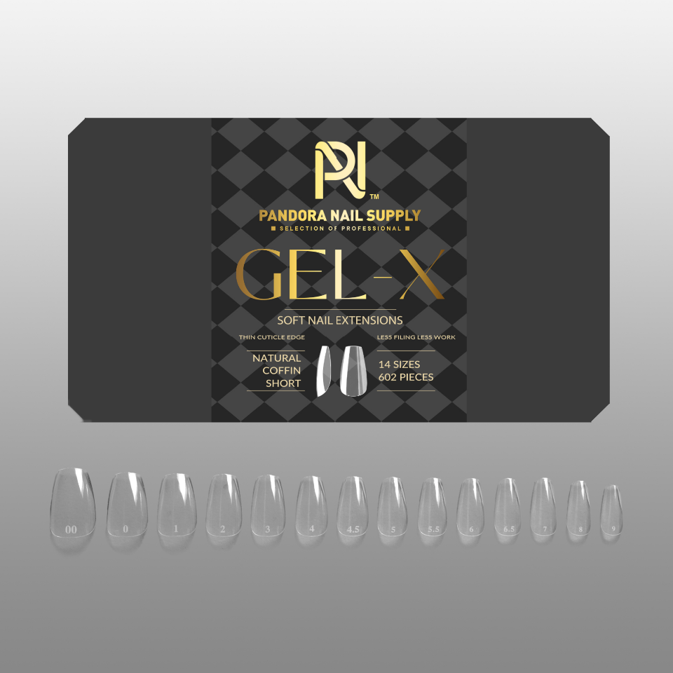 GEL X • TIPS BOX 602 PCS • 21 STYLE OPTIONS