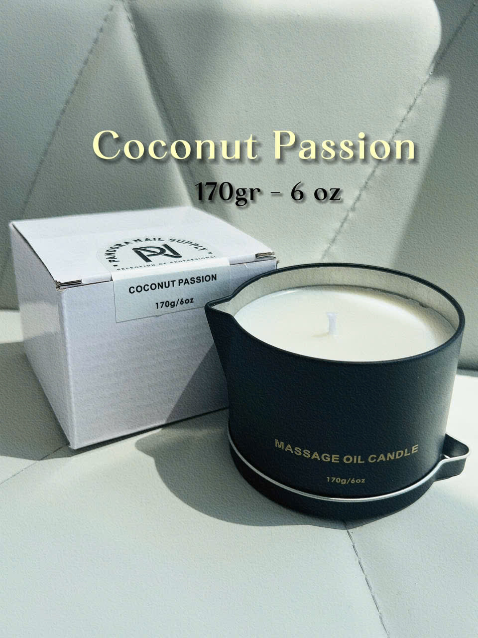 MASSAGE OIL CANDLE • COCONUT PASSION • 170G