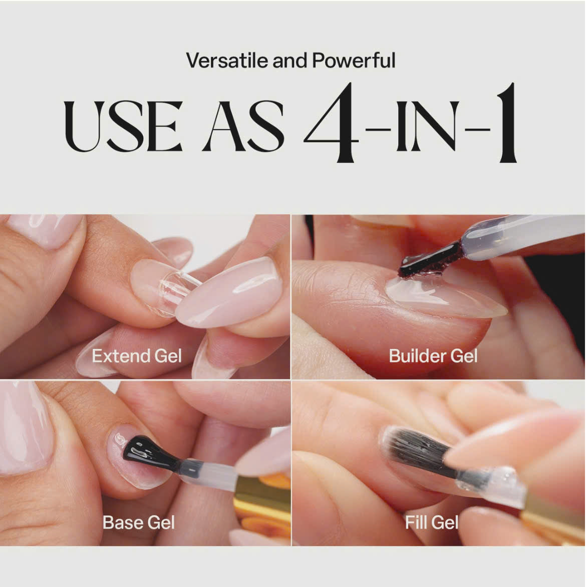 EXTEND GEL ( non-sticky )• GEL X • 15ML • HEMA FREE